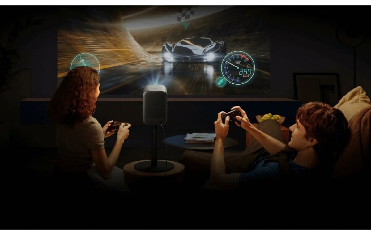 (EU) Проектор Xiaomi Smart Projector L1 BHR9417EU (200 лм, Full HD, Google TV), Белый