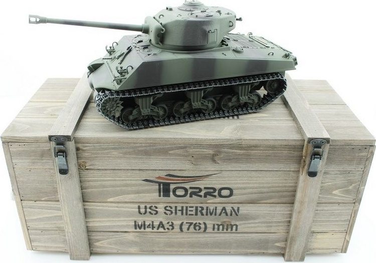Радиоуправляемый танк Torro Sherman M4A3 76mm (TR1114213060)