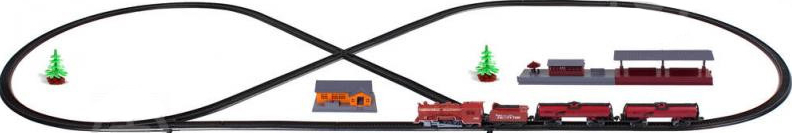 Железная дорога Fenfa Классический поезд с ж/д станцией 4,3 м (1638E)