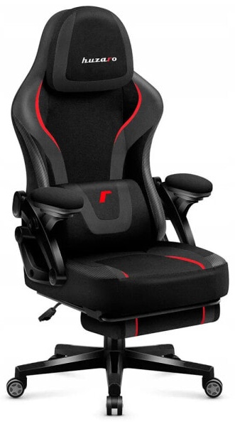 (EU) Игровое кресло Huzaro HZ-FORCE 4.6 CARBON, 273674523, Чёрное