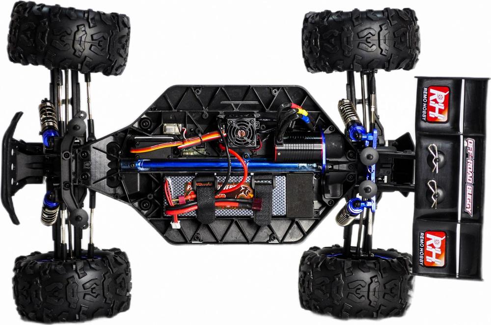 Радиоуправляемая трагги Remo Hobby EVO-R Brushless (красная) 4WD 2.4G 1/8 RTR (E664-003)