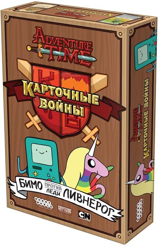 (EU) Настольная игра Hobby World Время приключений. Карточные войны. Бимо против Леди Ливнерог