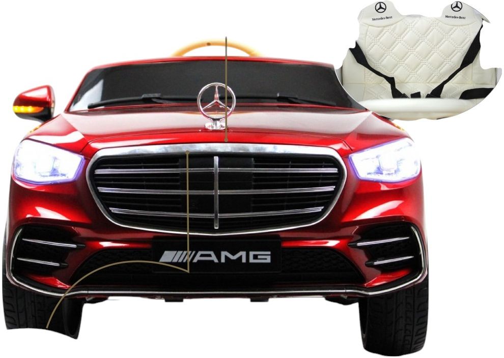 Детский электромобиль RiverToys (М333БХ-RED-GLANEC) красный глянец