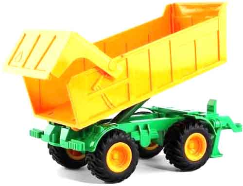 Радиоуправляемая модель фермерский трактор Korody KR6643K с прицепом самосвалом