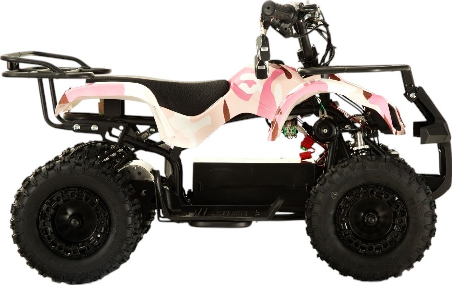 Детский электроквадроцикл RiverToys (ANRI) (розовый камуфляж)