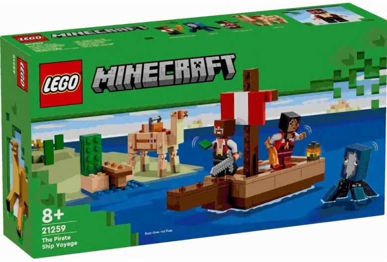(EU) Конструктор LEGO Minecraft Приключение на пиратском корабле (21259)