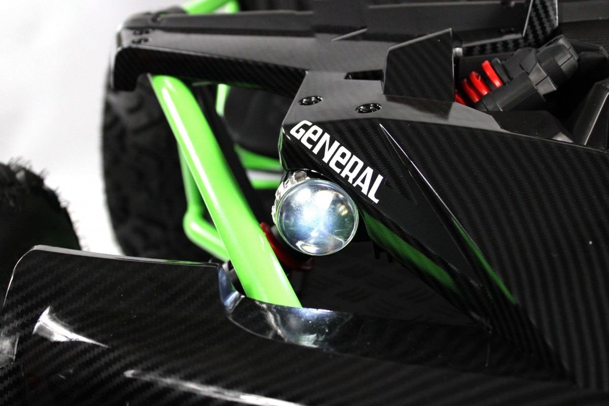 Детский электромобиль RiverToys A999AA зеленый карбон