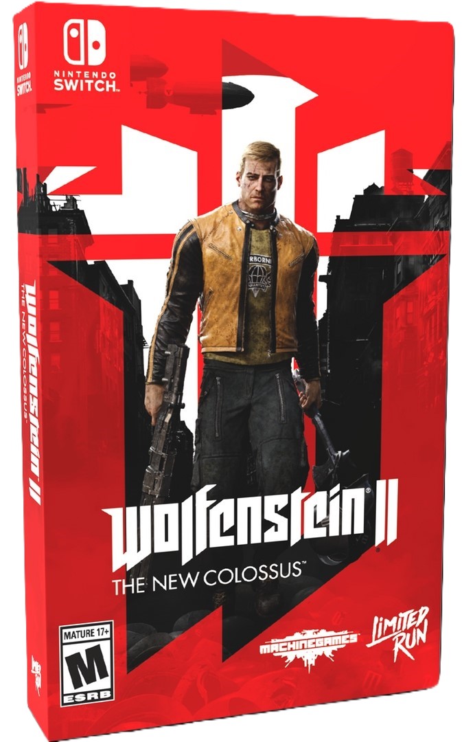 Игра Wolfenstein II: The New Colossus - Steelbook Edition (Limited Run) (Nintendo Switch, русская версия)
