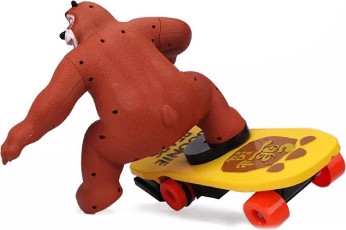 Радиоуправляемый робот Zhorya медведь на скейтбордe Magic Bear (6012-1)