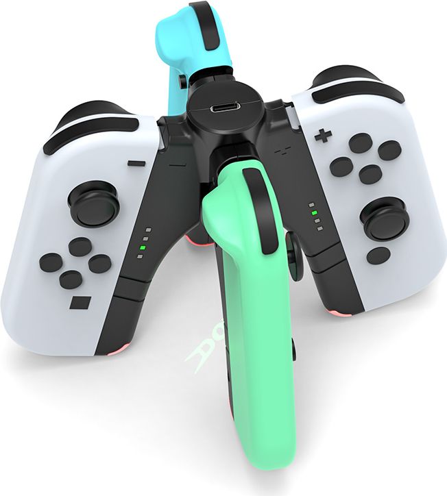 Зарядная станция DOBE для 4-х контроллеров Joy-Con Nintendo Switch (TNS-1180)