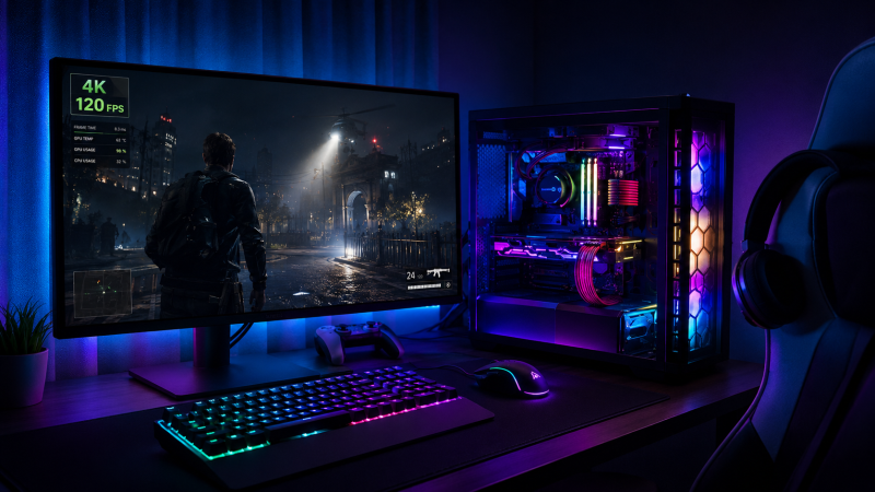 Как настроить игровой ПК под 4K 120 FPS без лишних трат