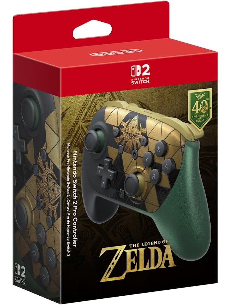 Геймпад Nintendo Switch 2 Pro Controller The Legend of Zelda - 40th Anniversary Edition 