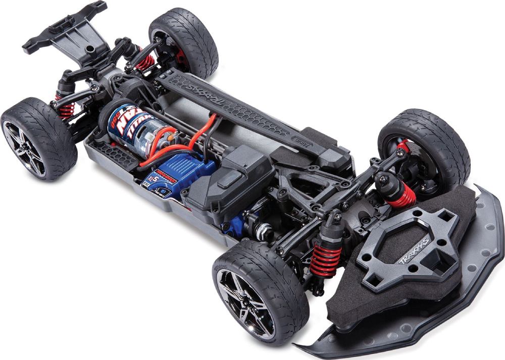 Радиоуправляемая модель туринг Traxxas 4-TEC 3.0 C8 Corvette 4WD RTR 1к10 TQi (TRA93054-4-BL)
