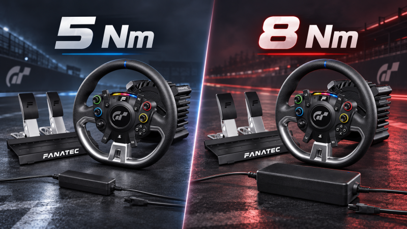Fanatec Gran Turismo DD Pro 5 Нм или 8 Нм — какую версию выбрать