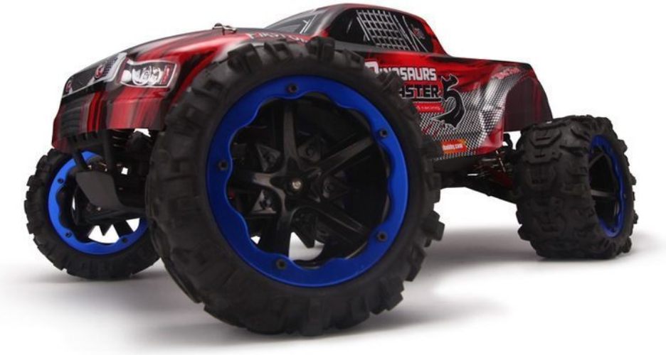 Радиоуправляемая модель монстр Remo Hobby Dinosaurs Master Brushless (красный) 1к8 (RH8035-RED)
