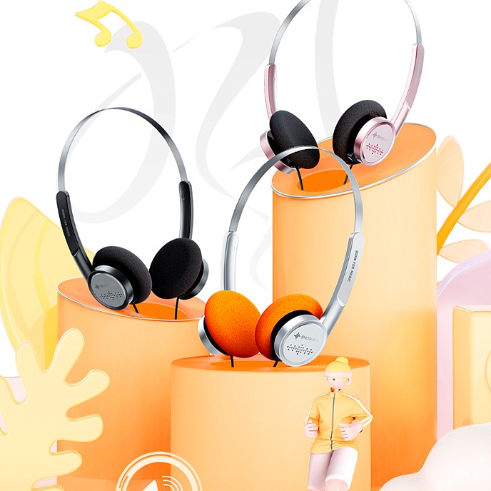 Наушники FIIO SNOWSKY WIND (F4411W), Чёрные