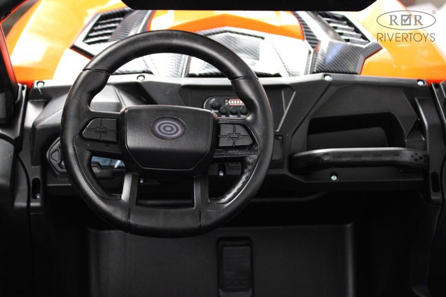 Детский электромобиль RiverToys K777KK 4WD оранжевый