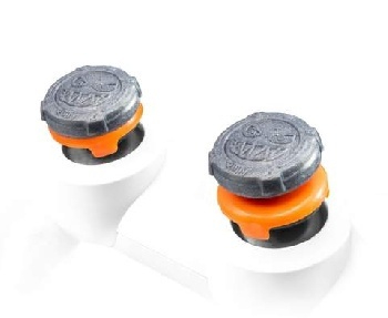 1 высокая + 1 средняя накладка на стики KontrolFreek Grips Call of Duty Black Ops Grav Slam для геймпада Microsoft XBOX One/Series (серый/оранжевый)