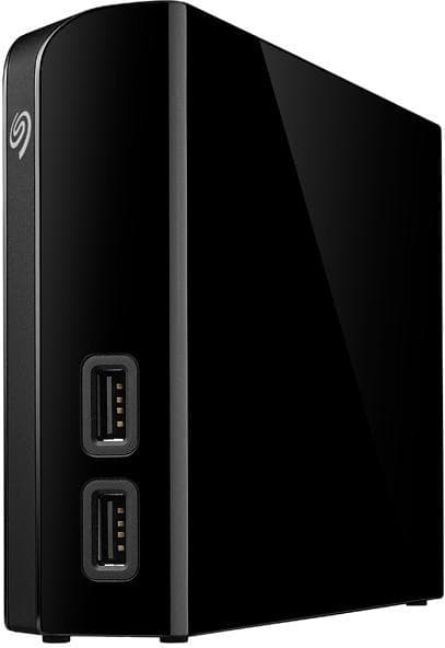 Внешний жёсткий диск HDD Seagate 12TB Backup Plus Hub STEL12000400 (чёрный)