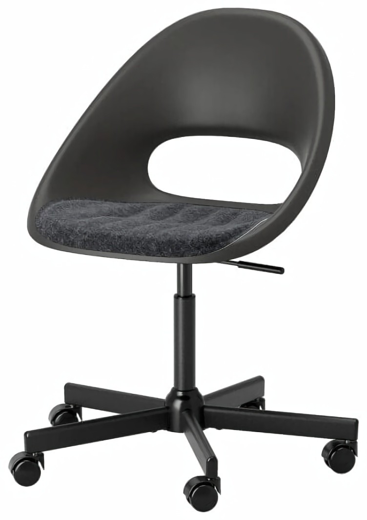 (EU) Подушка на стул IKEA PYNTEN, Чёрная