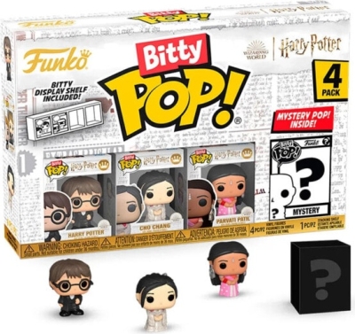 (EU) Фигурка Funko POP! Bitty Harry Potter: Harry Potter, Cho Chang, Parvati Patil 4-Pack (83654)