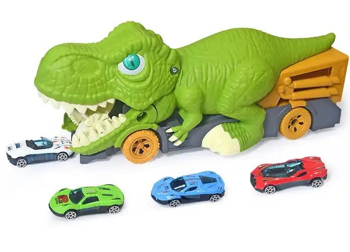 Игровой набор "Динозавр пожирающий тачки" (YF-178A)