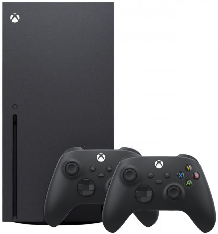 Microsoft XBOX Series X + 2-й геймпад (Carbon Black) + Кабель для PC + Зарядная станция + 2 аккумулятора + 4 крышки