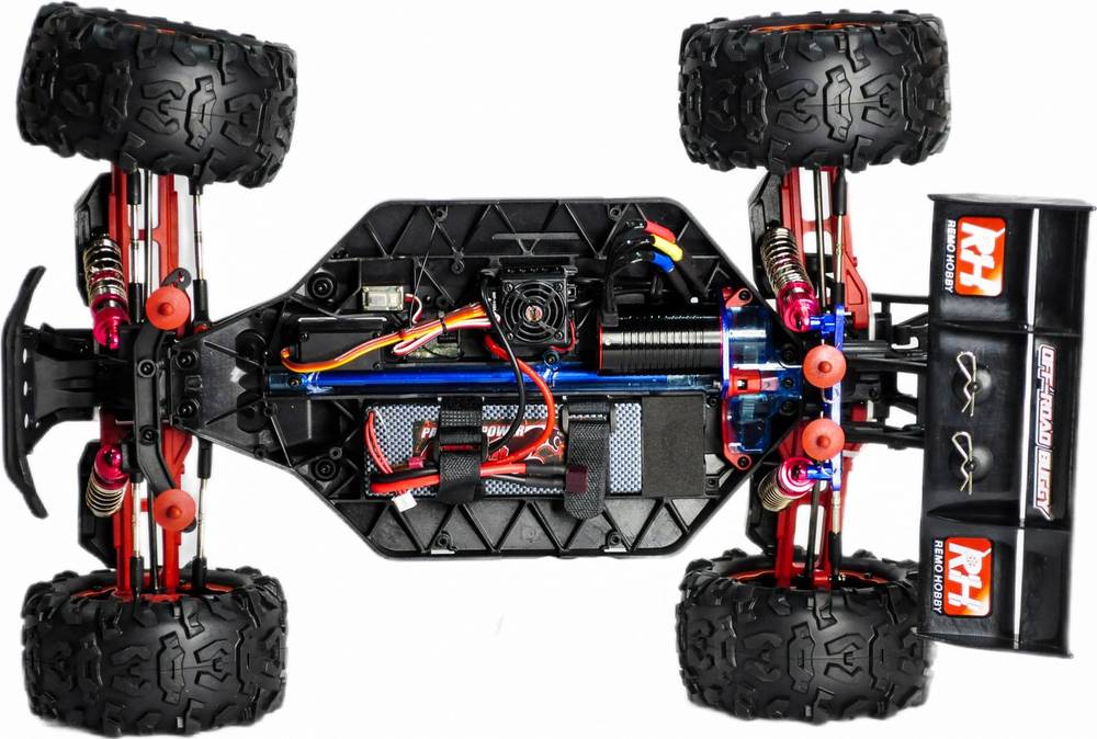 Радиоуправляемая трагги Remo Hobby EVO-R Brushless (зеленая) 4WD 2.4G 1/8 RTR (E666-003)