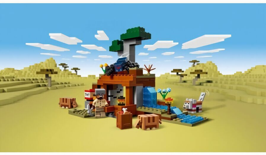 (EU) Конструктор LEGO Minecraft Экспедиция в шахту броненосцев (21269)