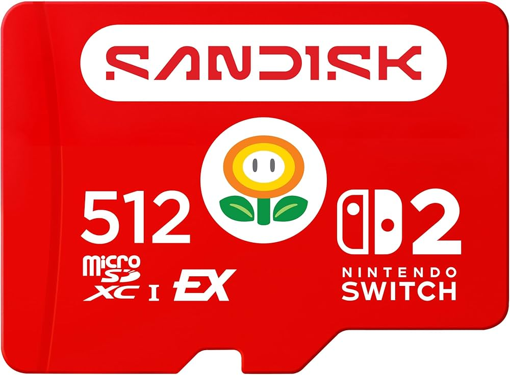 Карта памяти SanDisk MicroSD Express Card для Nintendo Switch 2 512 GB