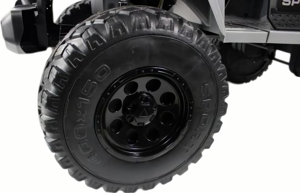 Детский электромобиль Jeep A222AA серый