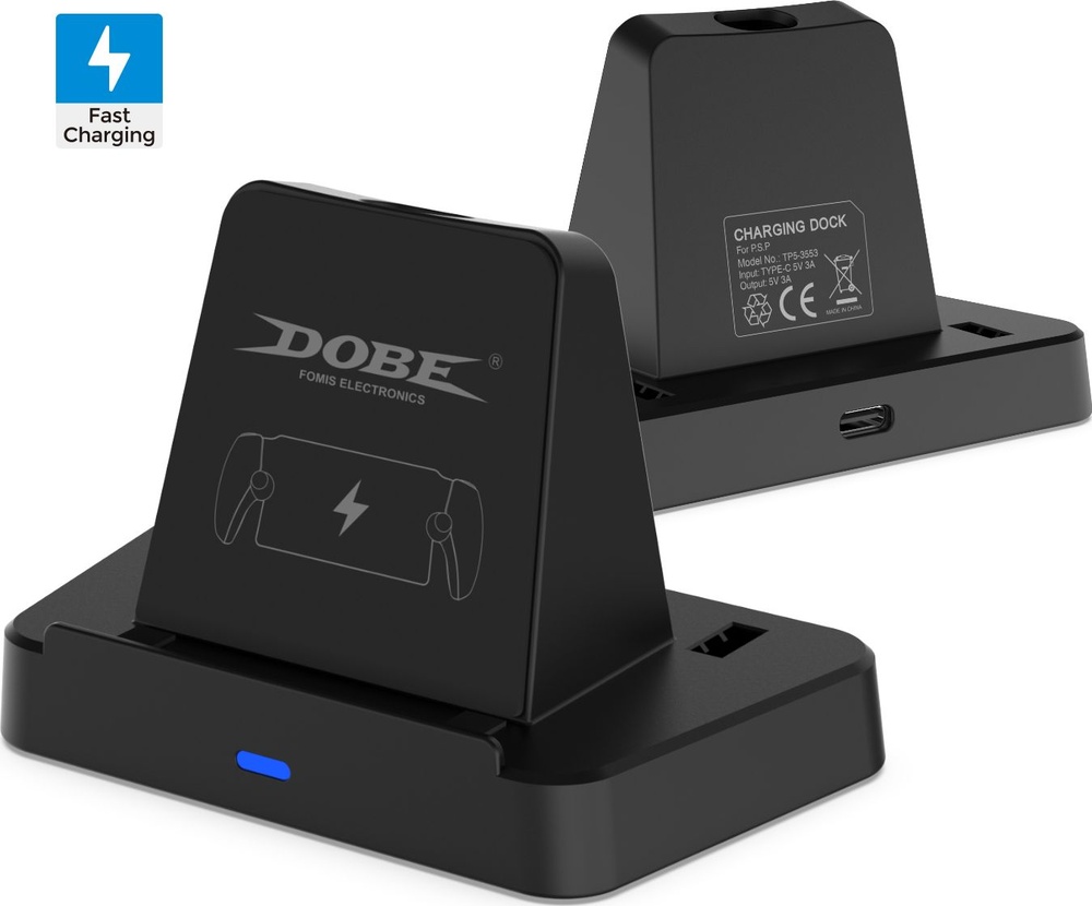 Зарядная док-станция DOBE для PS Portal Remote Player (черная) (TP5-3553)