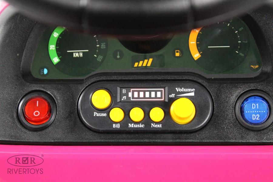 Детский электромобиль RiverToys K111KK розовый