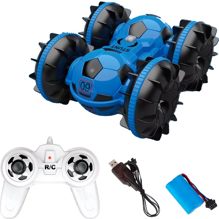 Радиоуправляемая модель MZ амфибия YY2032 Football style 4WD Blue (MZ-YY2032-BLUE)