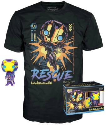 (EU) Футболка и фигурка Funko POP! Marvel Tess: Rescue Blacklight (480)