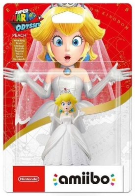 (EU) Интерактивная фигурка amiibo Пич (свадебный наряд) (Super Mario Collection)