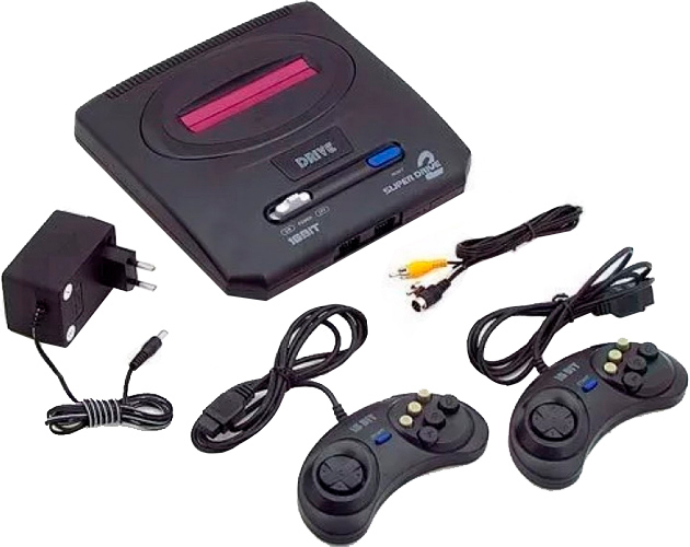 Игровая приставка Super Drive Classic S2-62 Black box (16 bit) + 62 игры