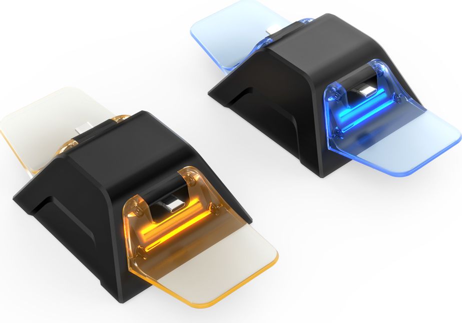 Зарядная станция DOBE для 2-х геймпадов Sony Dualsense (белая) (TP5-0528)