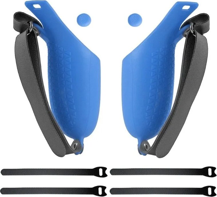 Силиконовый чехол для контроллеров Oculus Quest 2 Blue (синий)