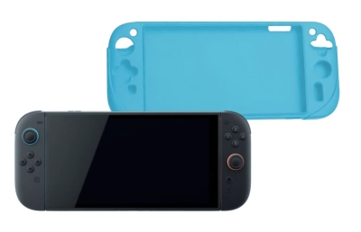 Игровая приставка Nintendo Switch 2 256 GB + Силиконовый чехол DOBE для консоли Nintendo Switch 2 (синий)