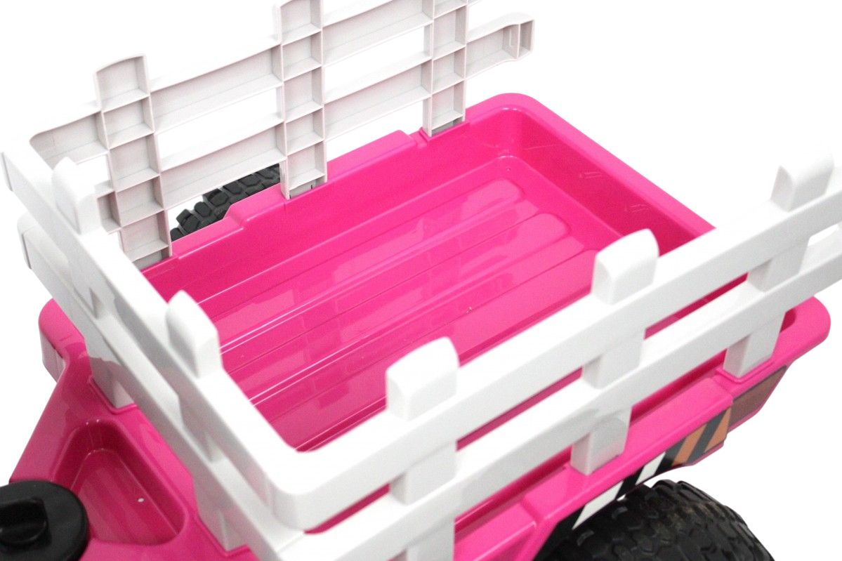 Детский электромобиль RiverToys H444HH розовый