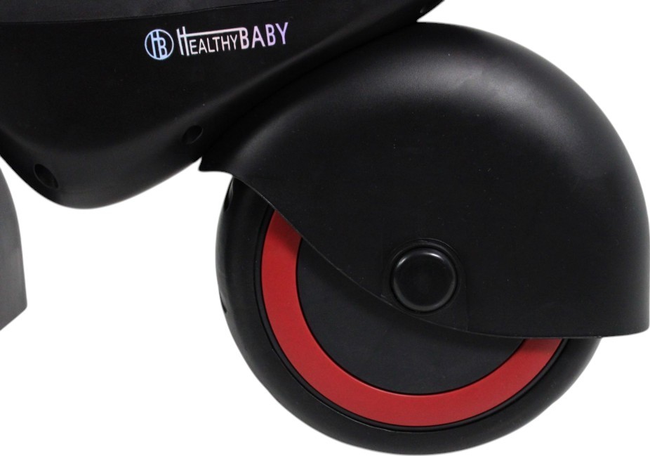 Детский беговел RiverToys (HB-222) (черный)