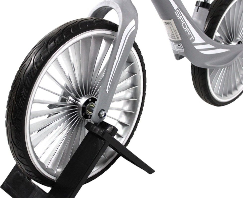 Детский беговел RiverToys (HB-007-14) (серый)