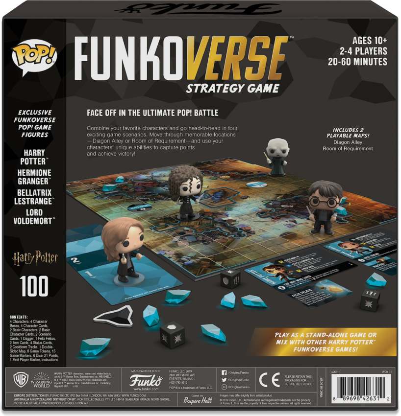 Настольная игра POP! Funkoverse Harry Potter 100 Base Set (42631)