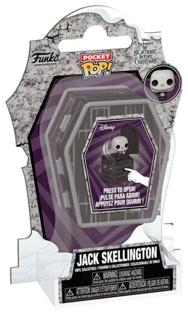 (CN) Фигурка Funko Pocket Pop! Disney: The Nightmare Before Christmas — Jack Skellington (Jumping/Haunting)