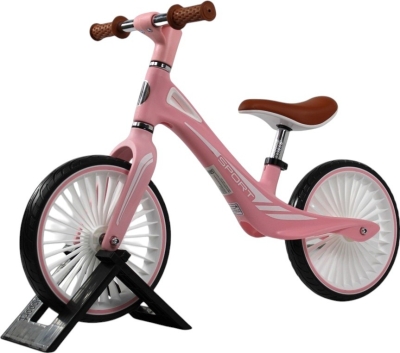 Детский беговел RiverToys (HB-007-12) (розовый)