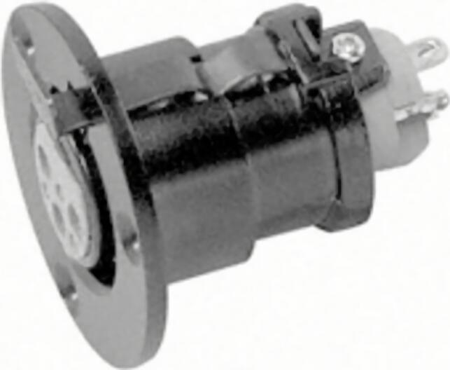 

(EU) Инсталляционное врезное гнездо Sennheiser MZT 30 L, 5-pin XLR для держателей "гусиная шея"