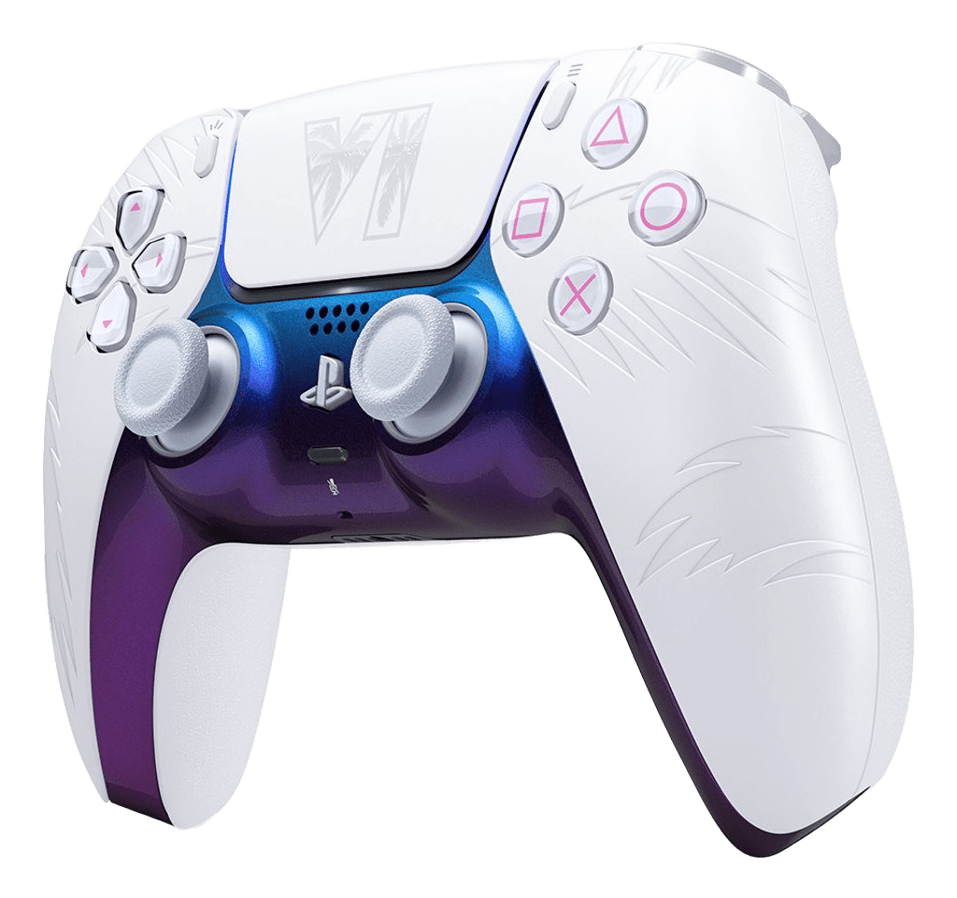 Геймпад Sony DualSense Grand Theft Auto VI Limited Edition White (белый) (PS5)