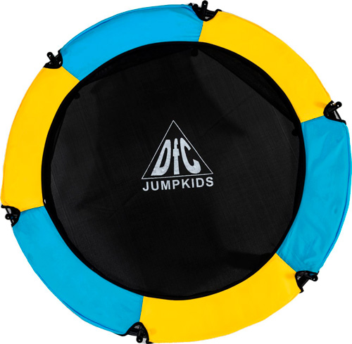 Батут DFC JUMP KIDS 55 желто-синий, сетка (137см) 55INCH-JD-YB
