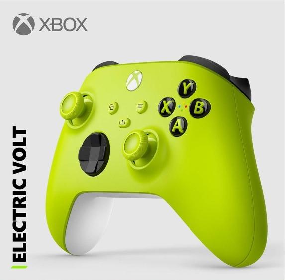 Геймпад Microsoft Xbox Series X|S Wireless Controller Electric Volt (зелёный)
